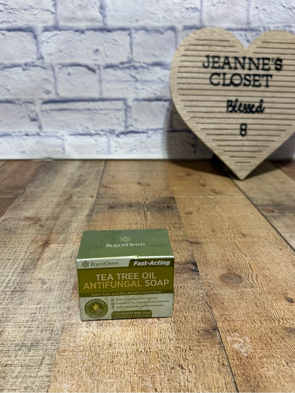Roycederm Antifungal Tea Tree Soap Antibacterial Treatment for Face & Body